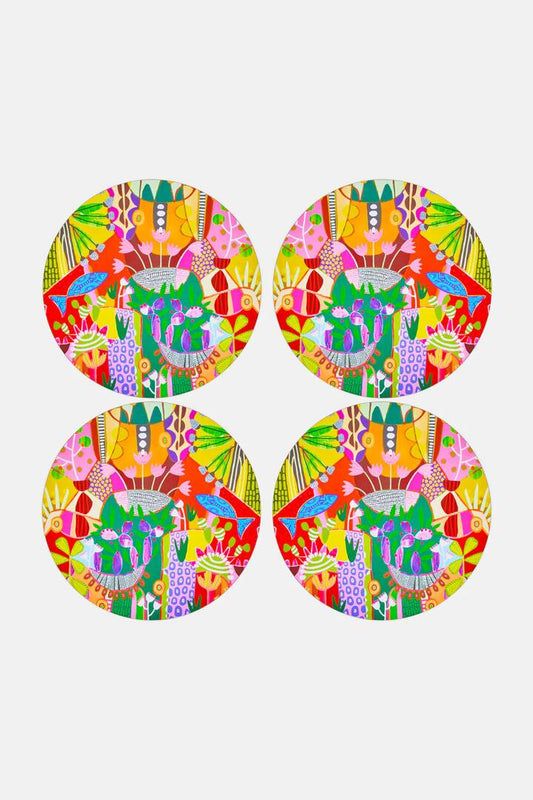 Image of Kitchen & Dining. Productname: Lola's House Placemat Set 4 in Print colour by brand - Gorman