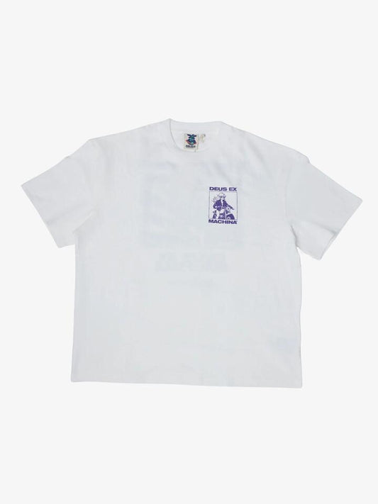Image of T-Shirts. Productname: Deus The Heaviest Metal Tee in Vintage White colour by brand - Deus