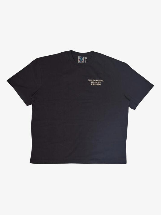 Image of T-Shirts. Productname: Deus You Are Welcome Tee in Anthracite colour by brand - Deus