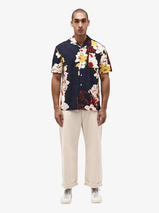 Image of a model wearing Denim. Productname: Neuw Brando Crop Texan Jeans in Ecru colour by brand - Neuw