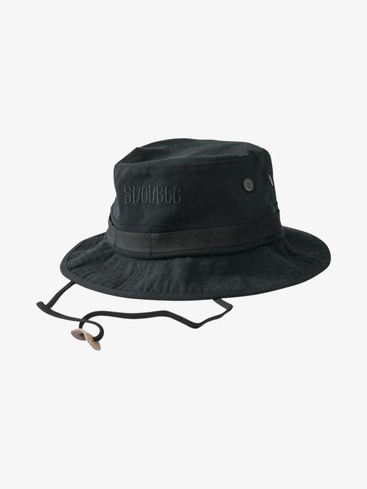 Image of Accessories. Productname: S-Double Mid-Block Boonie ONE SIZE Black in Black colour by brand - S-Double