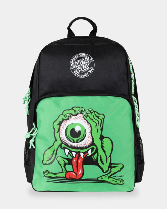 Image of Bags. Productname: santa Cruz Eyegore Backpack Light Green - in Light Green colour by brand - santa Cruz
