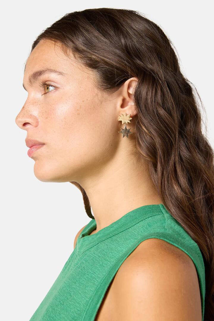 Image of Earrings. Productname: Star Tango Earrings in Gold colour by brand - Gorman