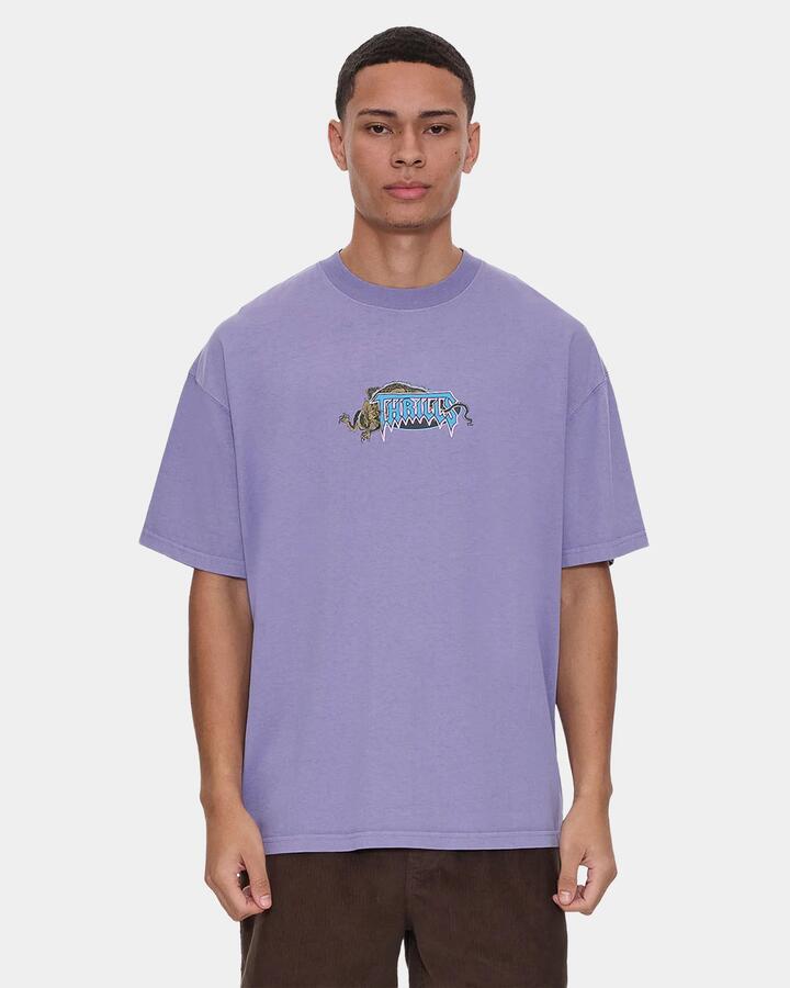 Image of T-Shirts. Product name - Thrills Mens Lair T-Shirt Foundation Purple in Foundation Purple colour by brand - Thrills