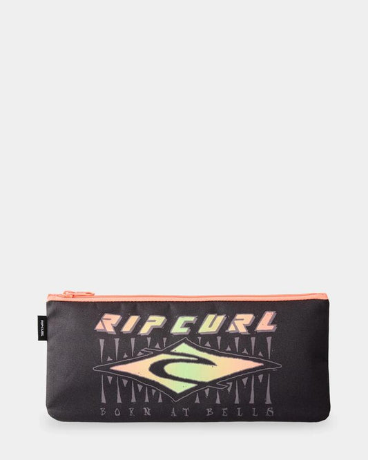 Image of Accessories. Productname: rip Curl - Small Pencil Case - Black/Orange - in Black/Orange colour by brand - rip Curl