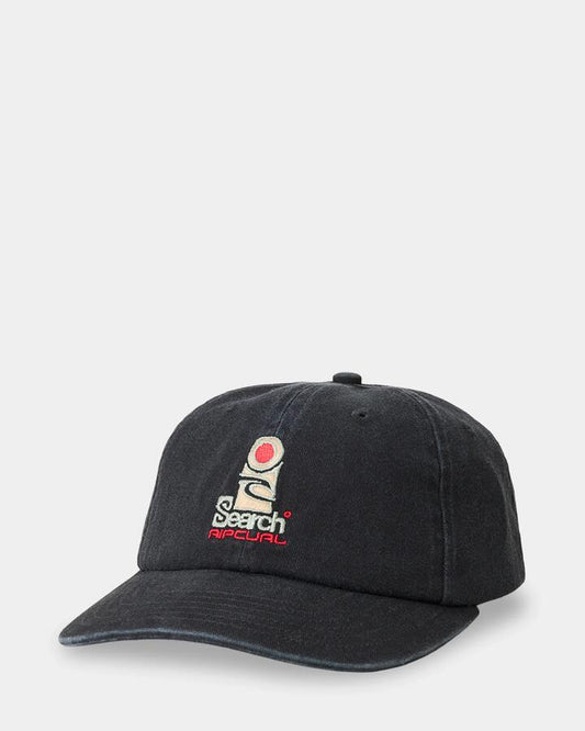Image of Hats. Productname: rip Curl - Mens Search Snapback Cap - Black - in Black colour by brand - rip Curl