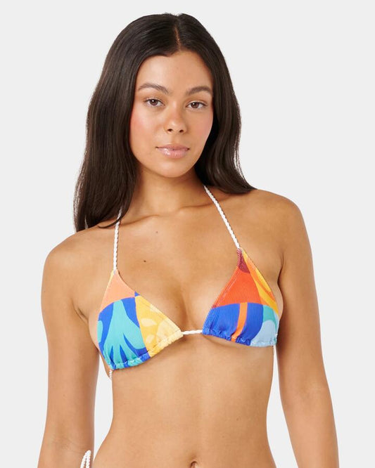 Image of Swimwear. Productname: rip Curl - Womens Aots Ty Williams Sliding Tri Bikini Top - Multico - in Multico colour by brand - rip Curl