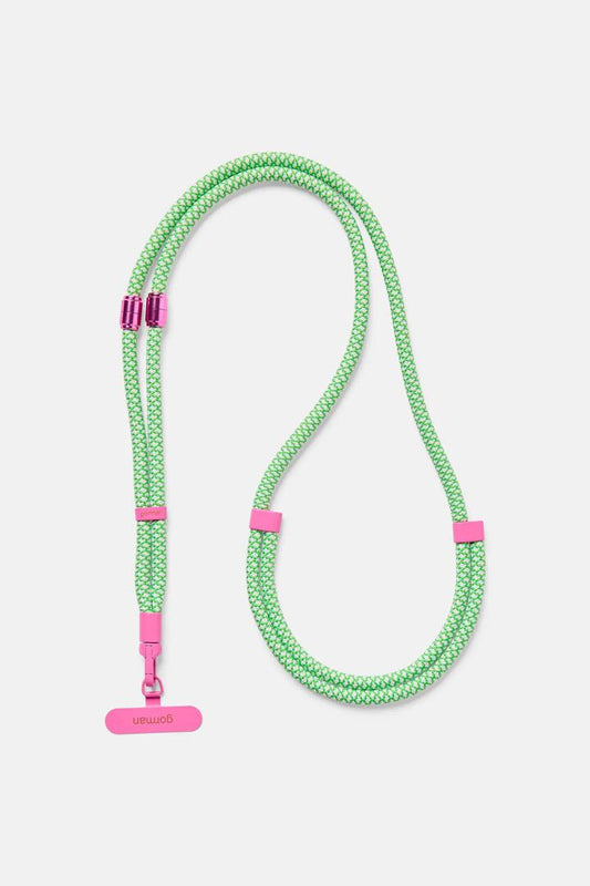 Image of Electronics Accessories. Productname: Phone Strap Green Pink in Multi colour by brand - Gorman