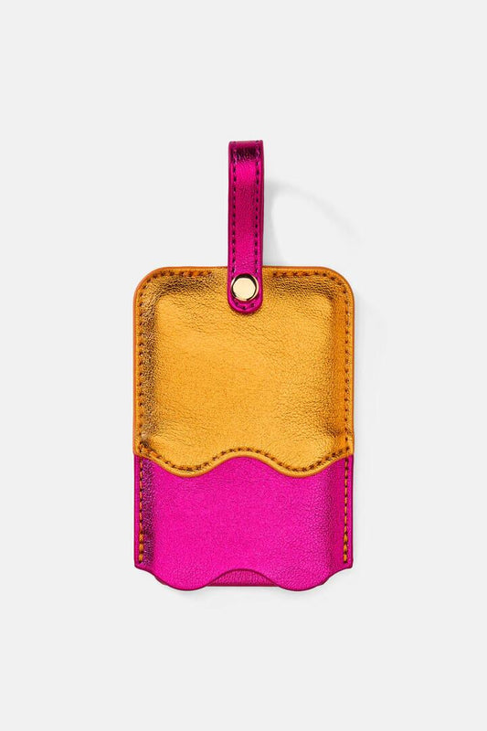 Image of Badge & Pass Holders. Productname: Wavy Luggage Tag in Orange colour by brand - Gorman