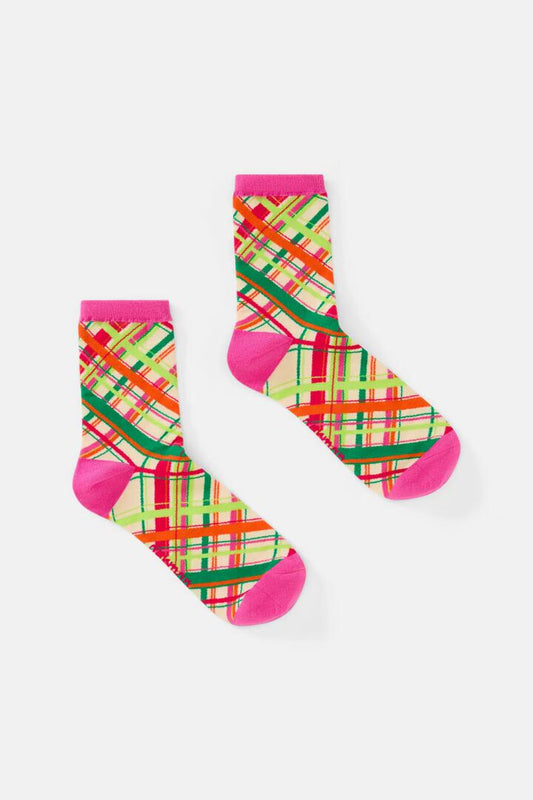 Image of Socks. Productname: Geo Pop Crew Sock S in Print colour by brand - Gorman