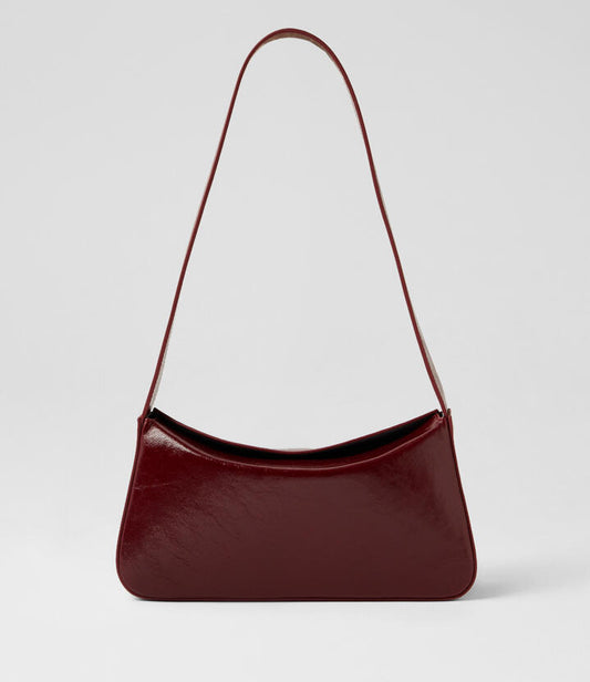 Image of Accessories. Productname: Izley Bordeaux Crinkle Leather in Bordeaux colour by brand - MOLLINI