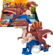 Image of Action Figures. Product name - Fisher-Price Imaginext Jurassic World Rebirth Sprinting Spinosaurus Dinosaur with Lunge & Chomp in colour by brand - Toymate