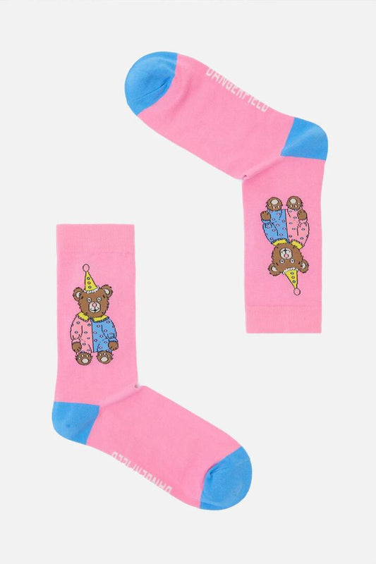 Image of Socks. Productname: Fairybread Anthem Socks in Pink colour by brand - Dangerfield
