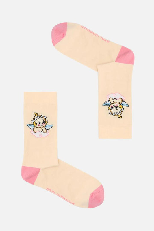 Image of Socks. Productname: Cupido Socks in Cream colour by brand - Dangerfield