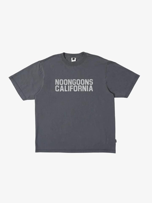 Image of a model wearing Tops. Productname: Noon Goons Local T-Shirt in Dark Navy colour by brand - Noon Goons