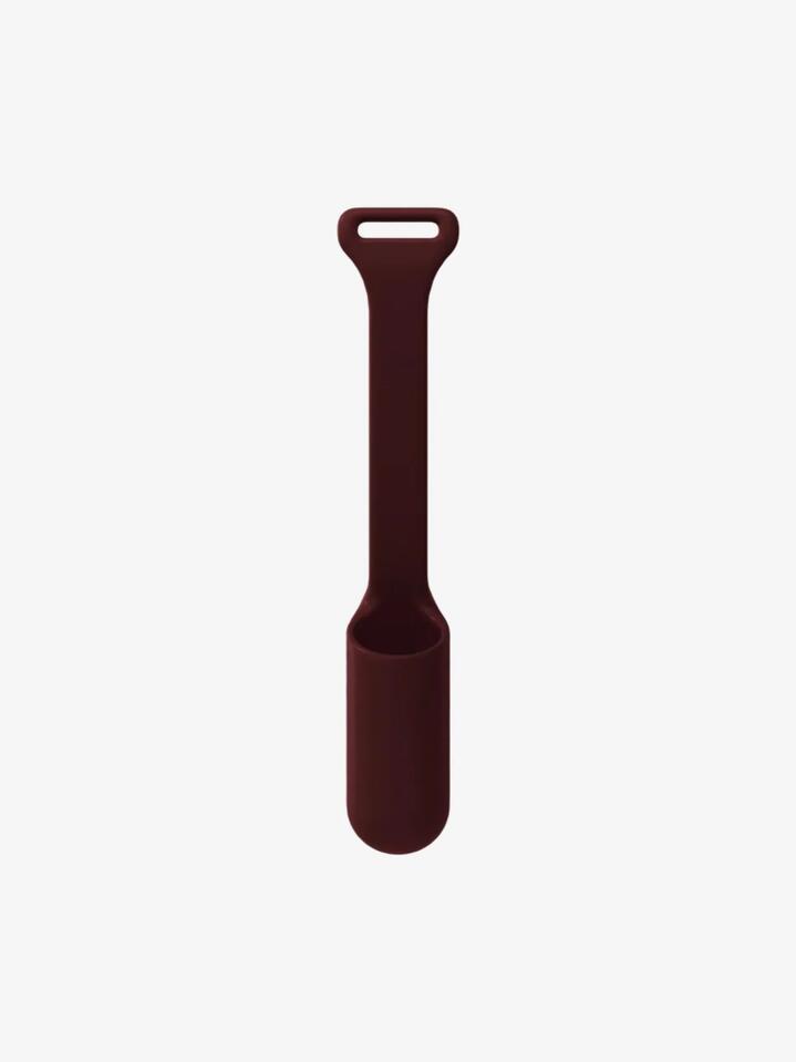 Image of Accessories. Productname: Frank Green Lip Gloss Holder ONE SIZE Chocolate in Chocolate colour by brand - Frank Green