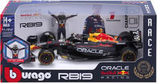 Image of Toy Playsets. Product name - Bburago 1:24 2023 Race Oracle Red Bull RB19 Die-Cast Car with Verstappen #1 Figure in colour by brand - Toymate