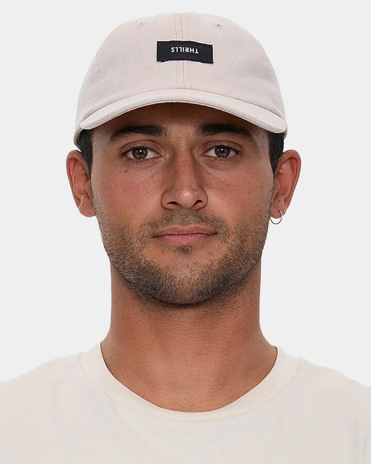 Image of Hats. Productname: thrills - Mens Minimal Thrills Cap - Oatmeal - in Oatmeal colour by brand - thrills