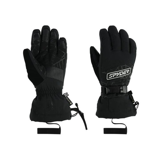 Image of Accessories. Productname: Spyder Mens Overweb Gore-Tex Snow Gloves Black - in Black colour by brand - Spyder