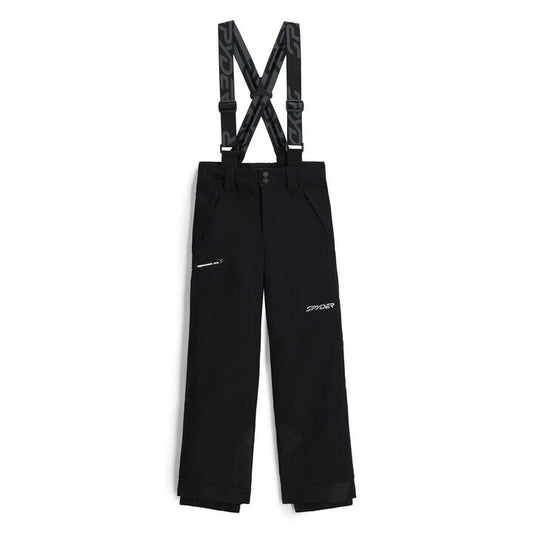 Image of a model wearing Pants. Productname: Spyder Boys 8-16 Propulsion Snow Pants Black - in Black colour by brand - Spyder