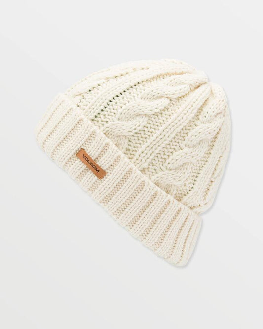 Image of Hats. Productname: Volcom Stone Knit Beanie Bone - in Bone colour by brand - Volcom