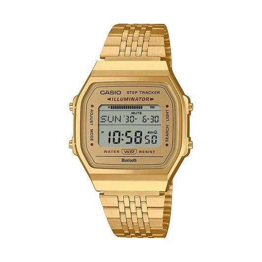 Image of Watches. Productname: Casio Vintage Gold Digital Watch ABL100WEG-9A in Watch colour by brand - Casio