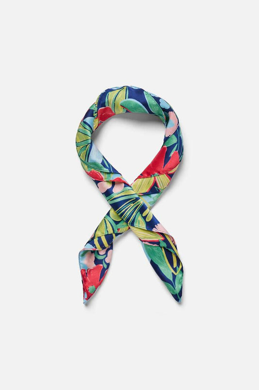 Image of Accessories. Productname: Alexa Satin Scarf in Blue colour by brand - Princess Highway