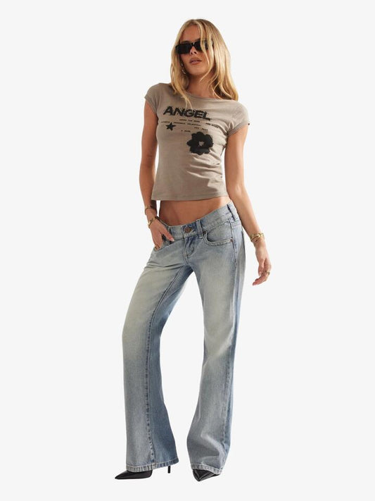 Image of Jeans. Productname: Abrand 00 Flare Aimee Jeans in Aimee colour by brand - Abrand