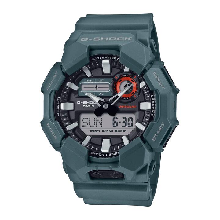 Image of Watches. Productname: Casio G-Shock Blue Digital Watch GA010-2A in Watch colour by brand - Casio G Shock