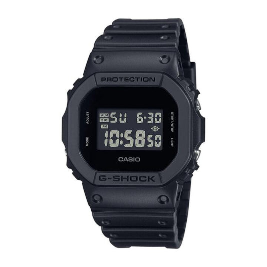 Image of Watches. Productname: Casio G Shock All Black Digital Watch DW5600UBB-1D in Watch colour by brand - Casio G Shock