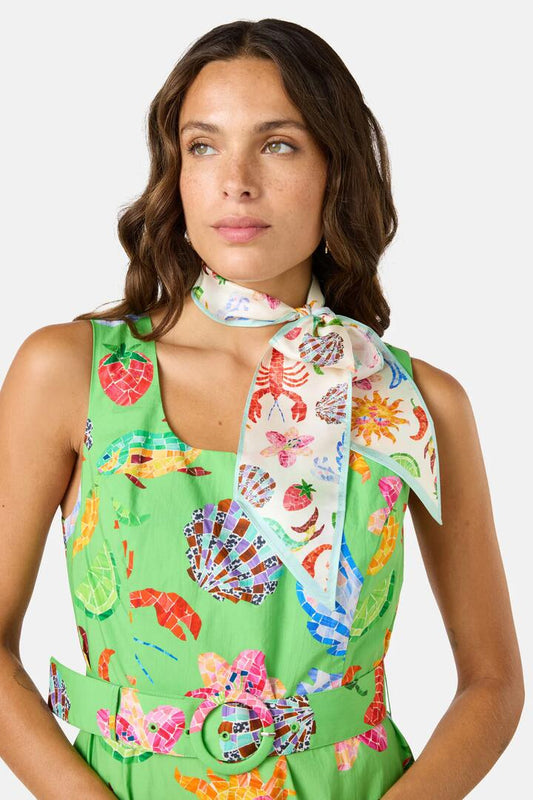 Image of Accessories. Productname: Mosaic Mile Scarf in Print colour by brand - Gorman