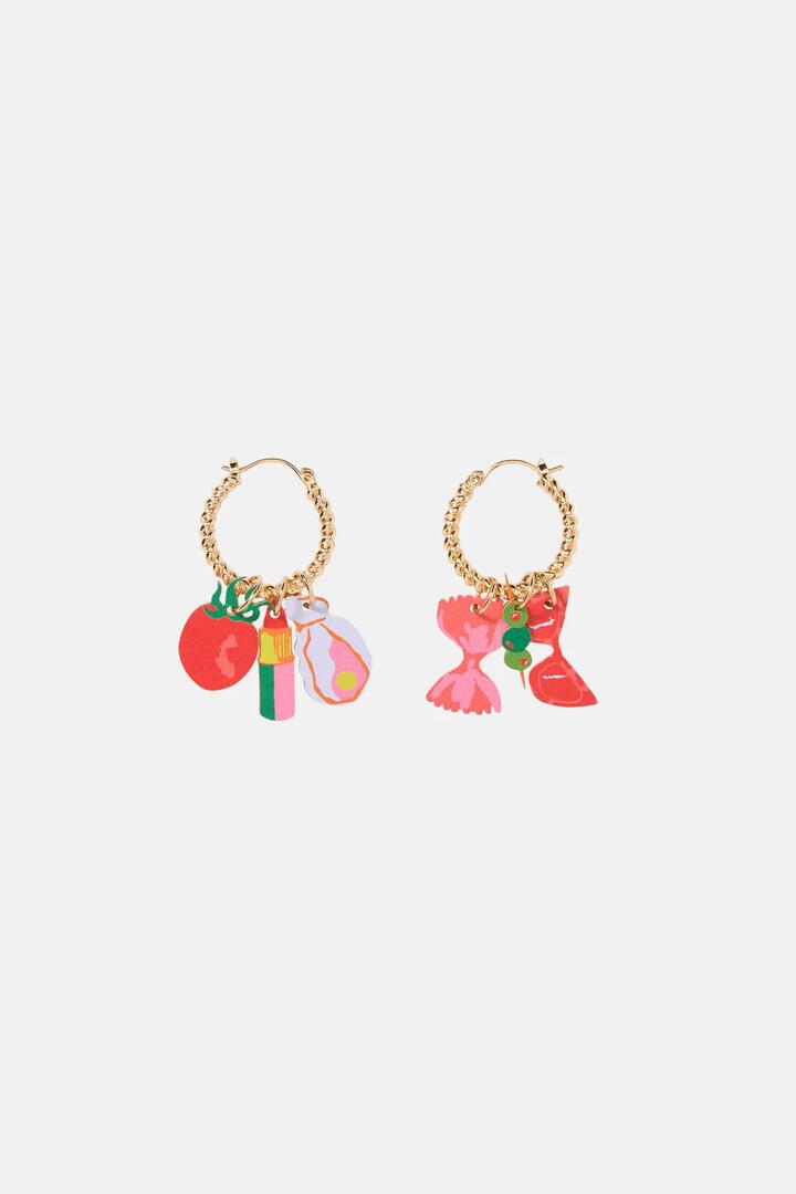 Image of Earrings. Productname: Antipasto Earrings in Print colour by brand - Gorman