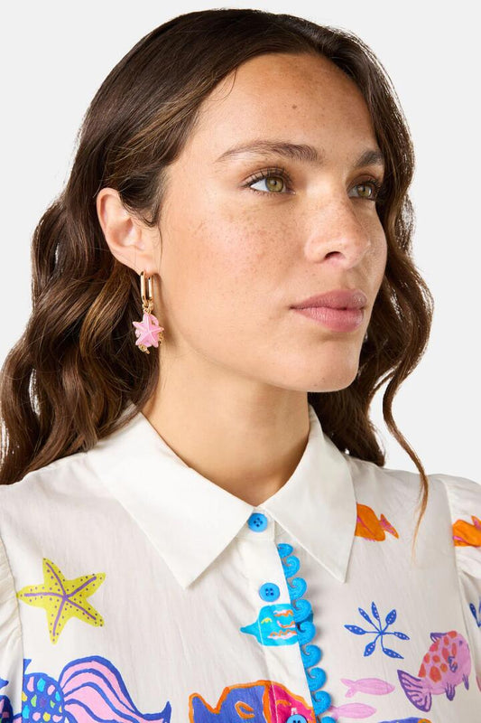 Image of Earrings. Productname: Ahoy There Earrings in Multi colour by brand - Gorman