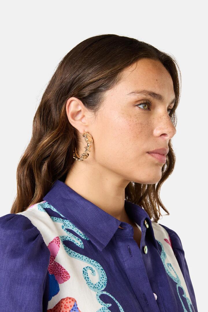 Image of Jewelry. Productname: Deep Sea Dive Hoop in Multi colour by brand - Gorman