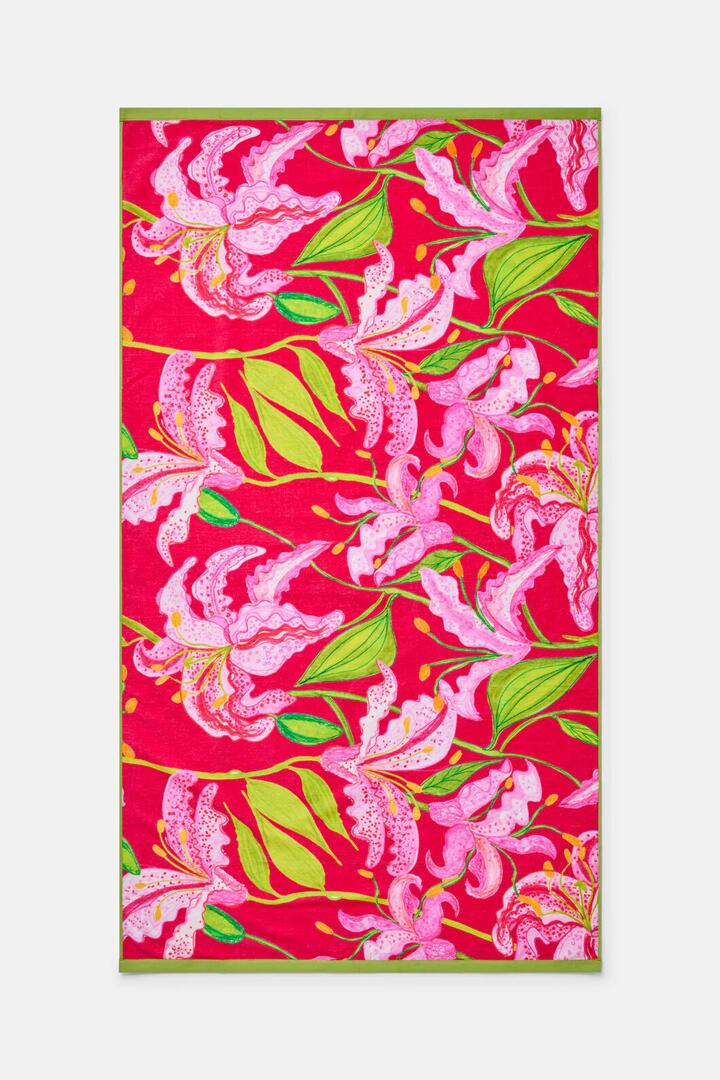 Image of Others. Productname: Pop Lily Beach Towel in Print colour by brand - Gorman
