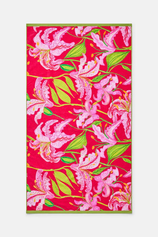 Image of Others. Productname: Pop Lily Beach Towel in Print colour by brand - Gorman