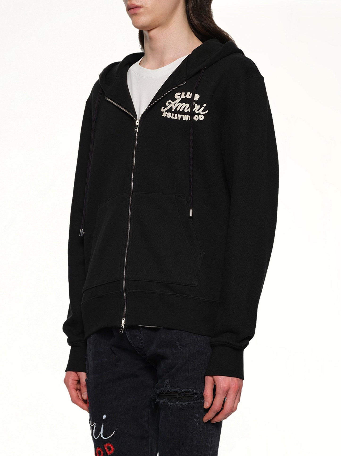 Club Amiri Zip Hoodie (Black)