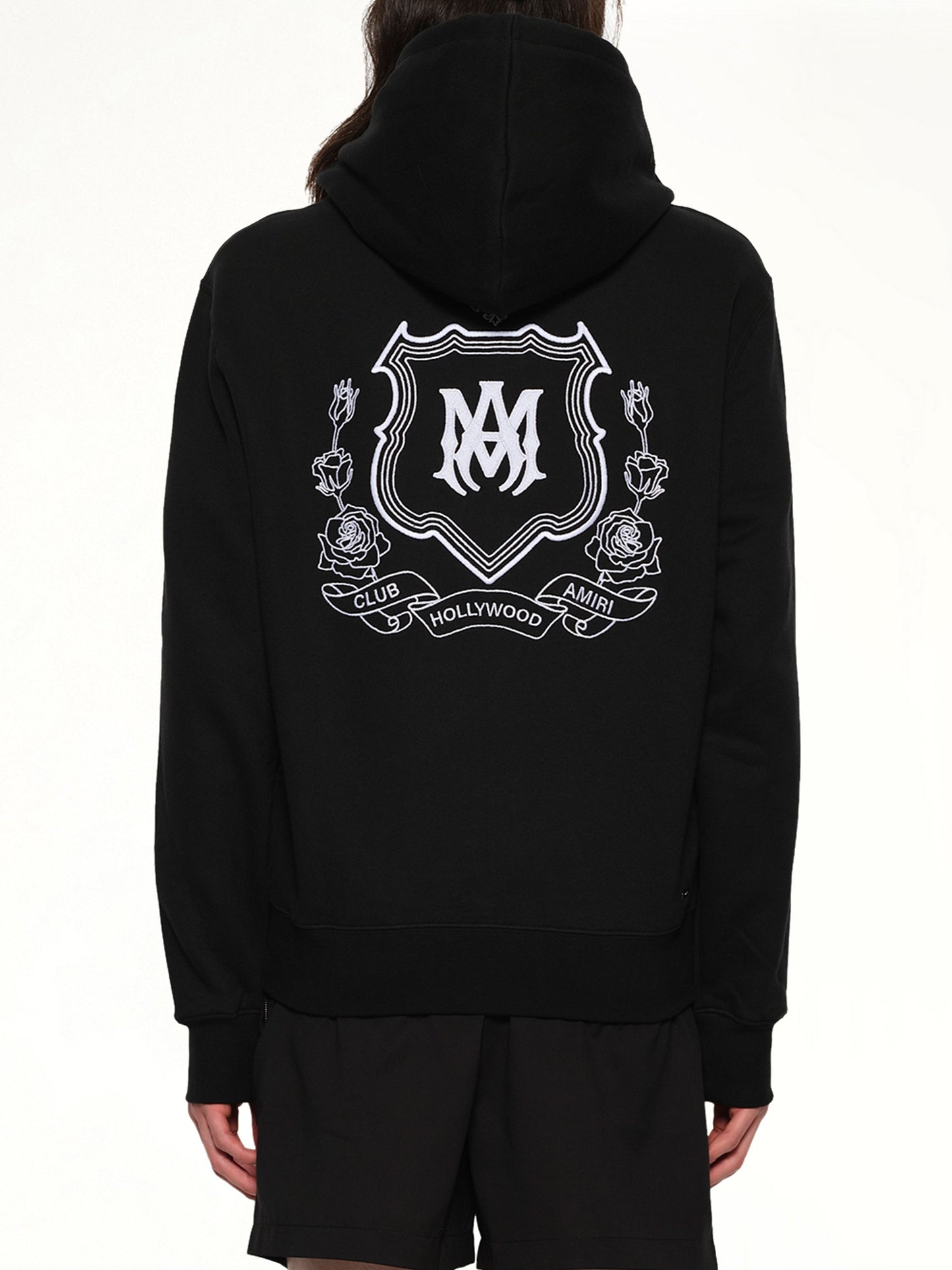 AMIRI MA Crest Zip Hoodie (Black)