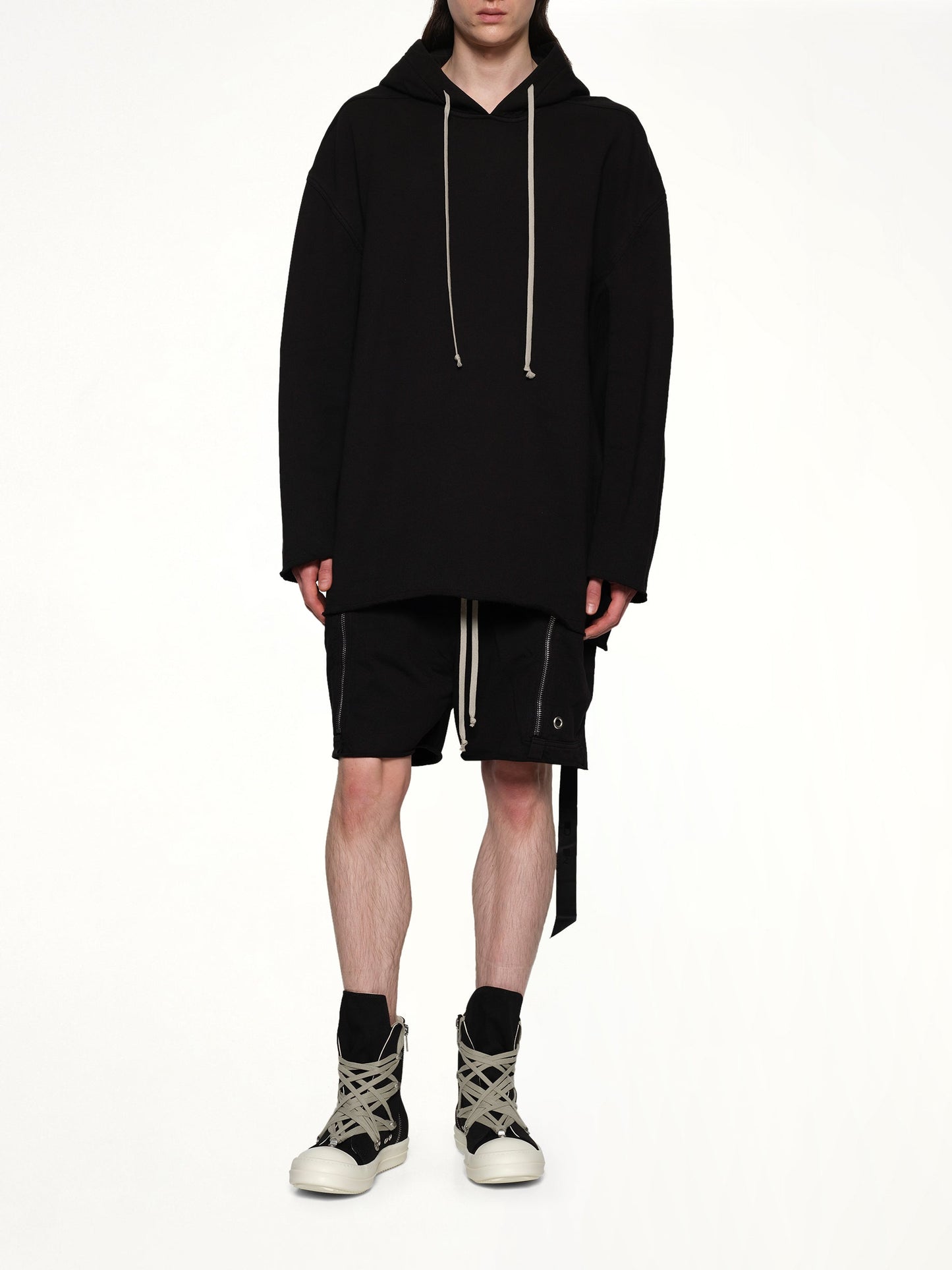 RICK OWENS DRKSHDW Peter Hoodie (Black)