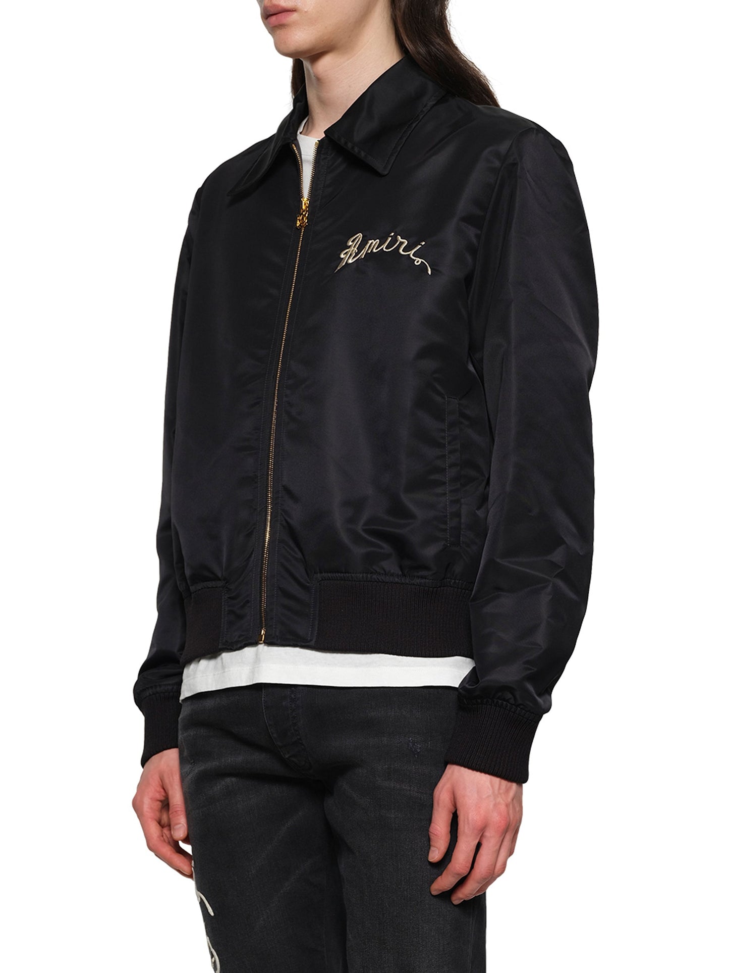 AMIRI AMIRI Dragon Nylon Bomber (Black)