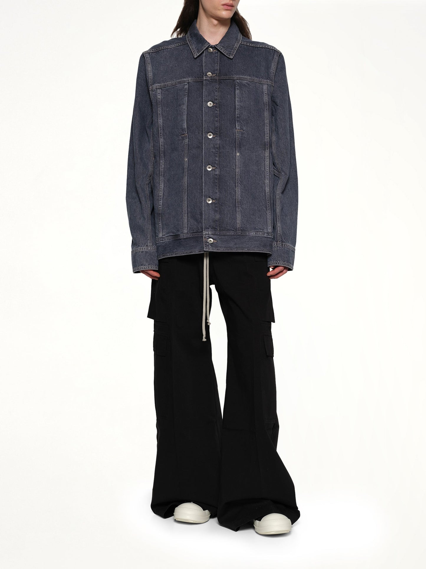 RICK OWENS DRKSHDW Lido Worker Jacket (Washed Grey)