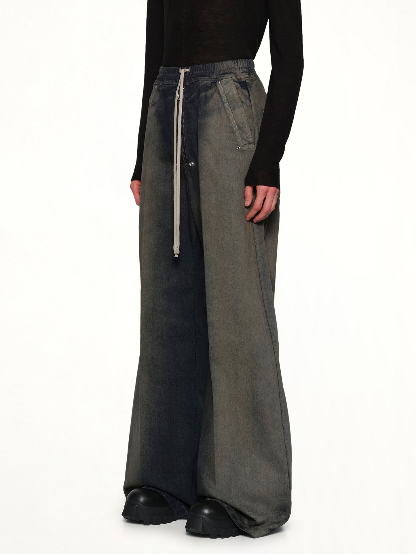 RICK OWENS Wide Bela Pants (Darkdust Degrade)