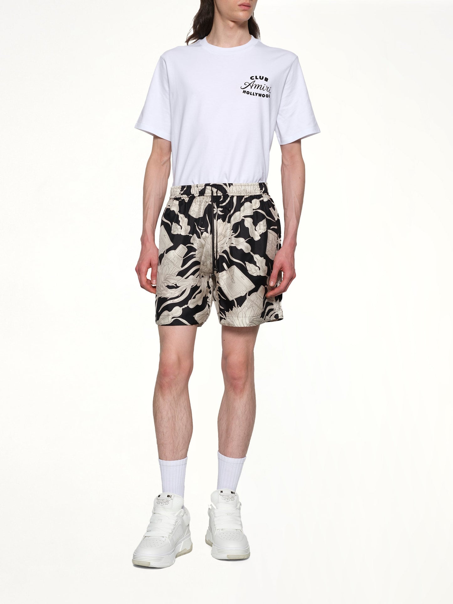 AMIRI Floral Short (Black)