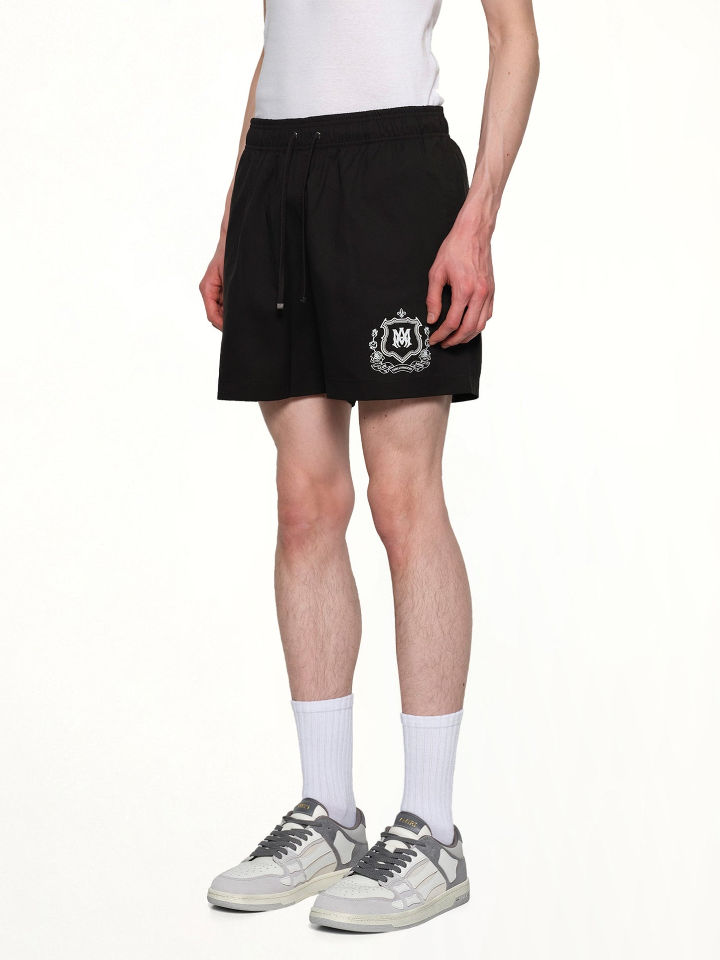 AMIRI MA Crest Swim Trunk (Black)
