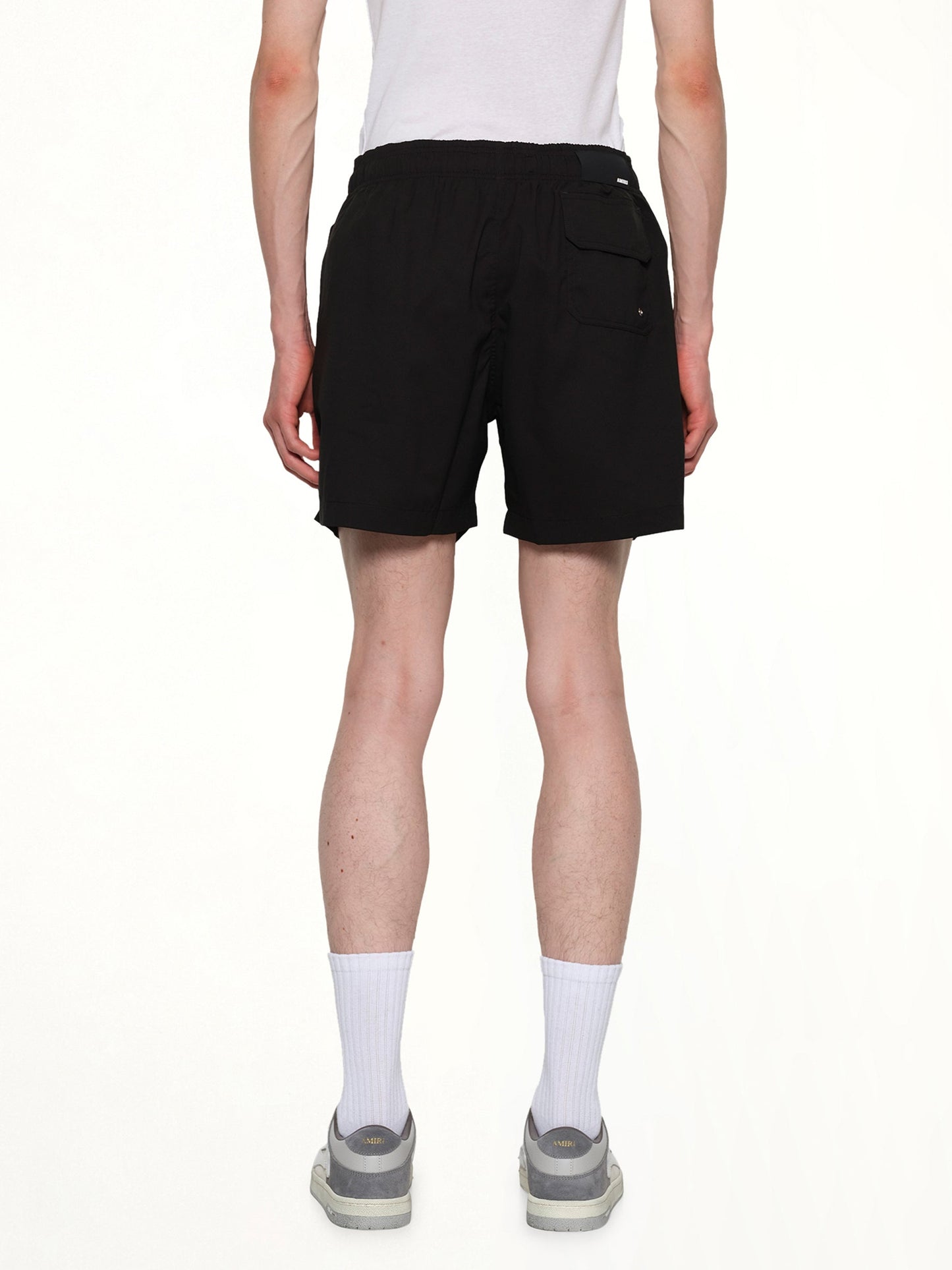 AMIRI MA Crest Swim Trunk (Black)