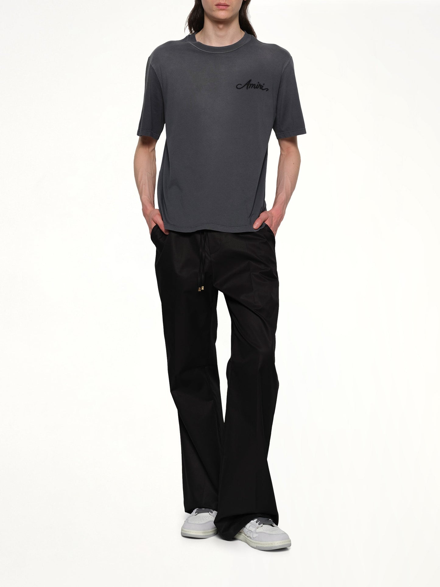 AMIRI Bleach Bandana Patch T-Shirt (Black)