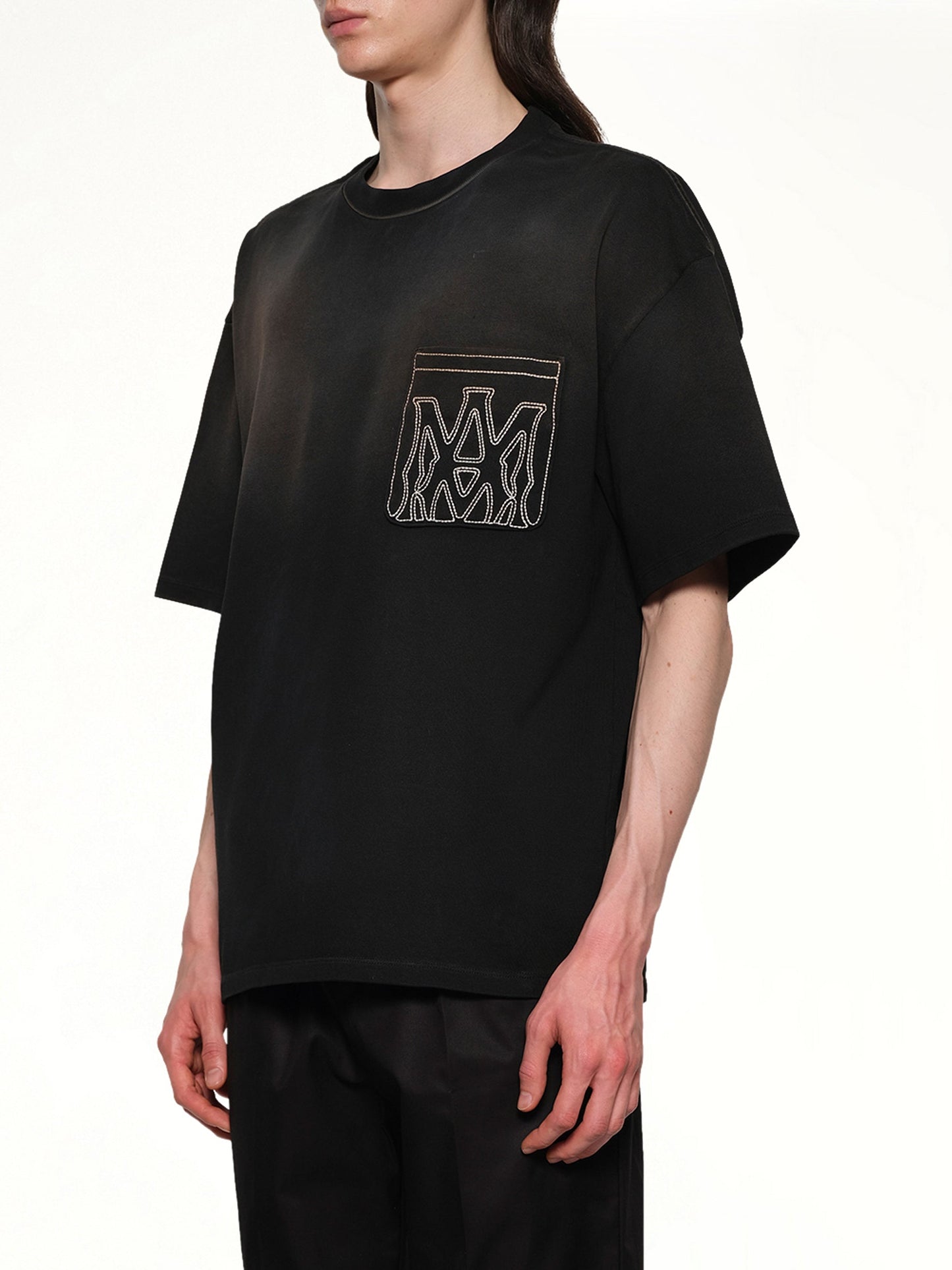 AMIRI MA Outline Oversize T-Shirt (Black)
