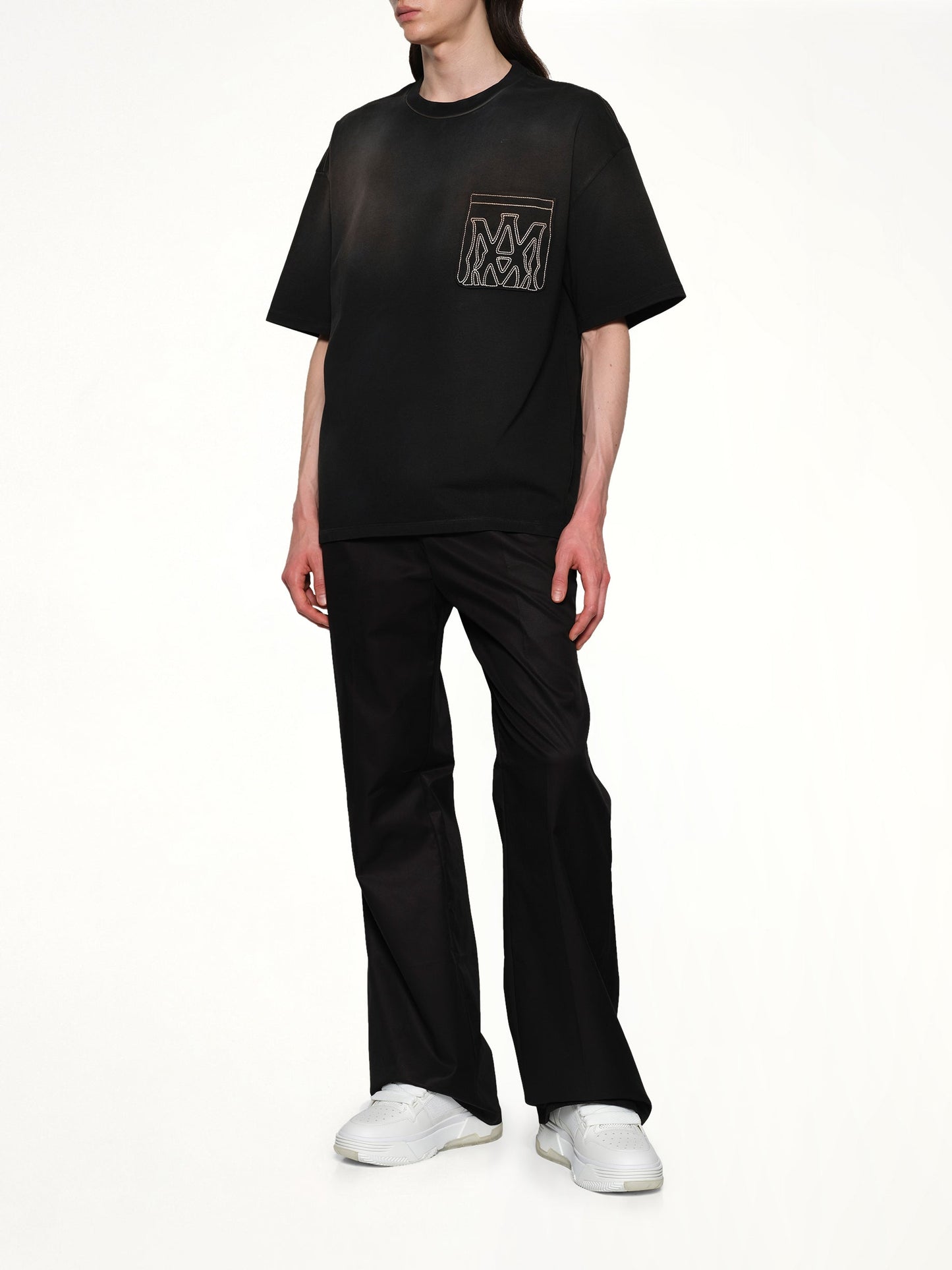 AMIRI MA Outline Oversize T-Shirt (Black)