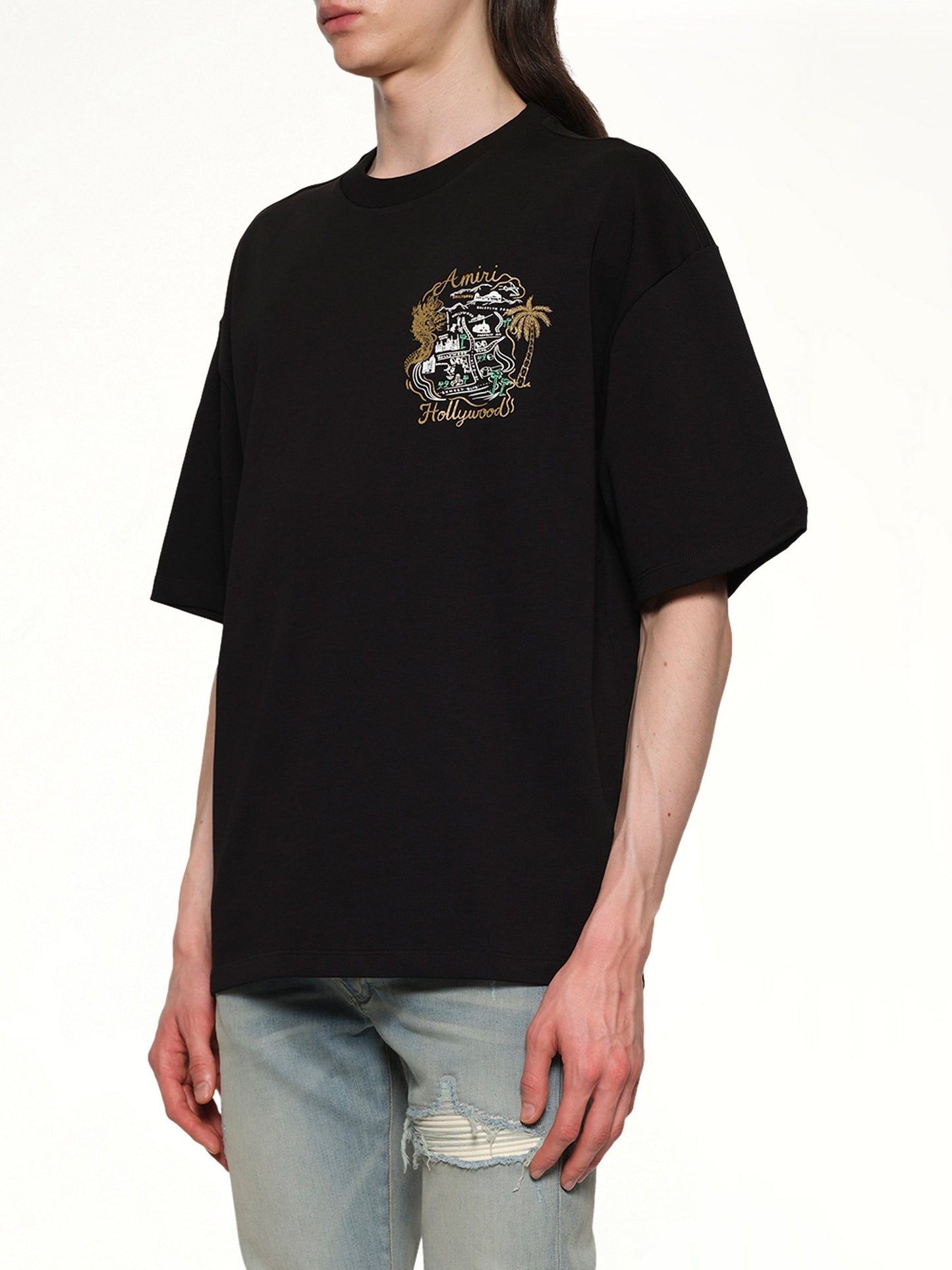 AMIRI Amiri Hollywood Oversized Tee (Black)