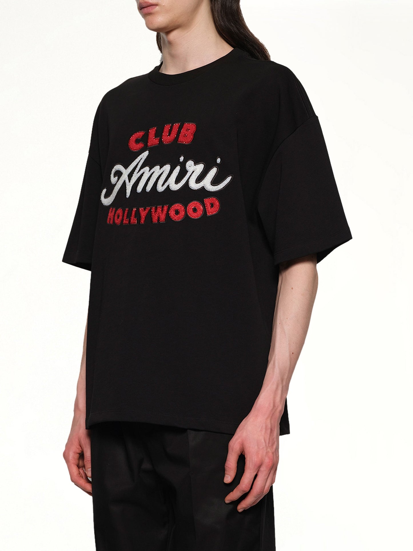 AMIRI Club Amiri Overzied Tee (Black)